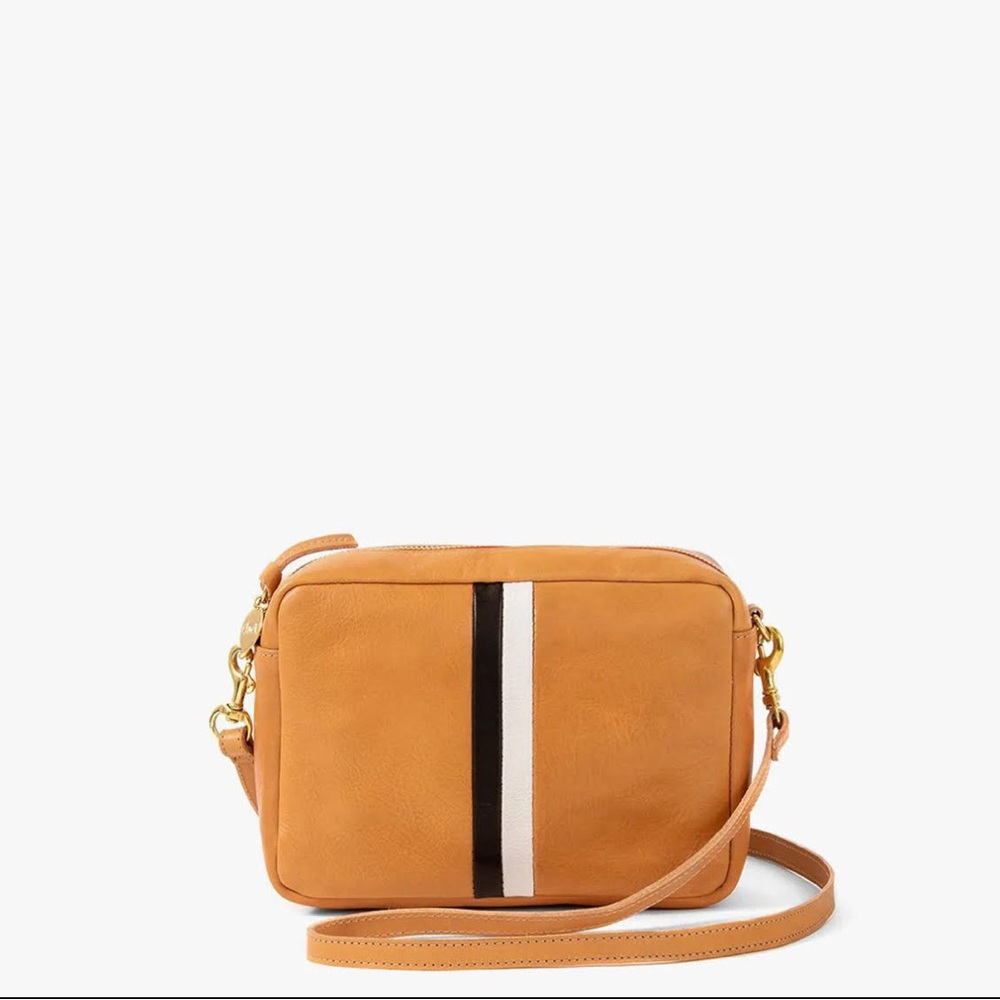 Clare V Midi Sac Tan Leather Crossbody Bag - new with tags